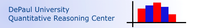 Quantitative Reasoning Center Banner
